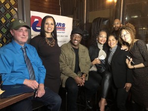 Director of Office of Cable Television, Film, Music Angie Gates with Donnie Simpson and Kevin Slow Jammin James