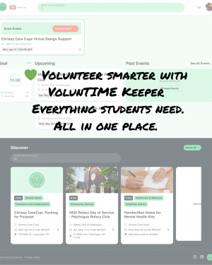 Volunteer smarter with VolunTIME Keeper—everything students need. All in one place.