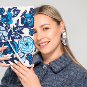 Elegant Hand-Beaded Floral Purse – Perfect Statement 