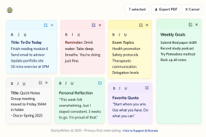Sticky Notes Screen shot 2