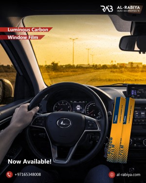 Luminous Carbon Window Film