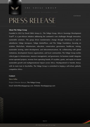 Ndege’s pan-African mission in aviation & blockchain. Join us! #AfricaRising