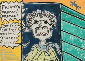 Nonna che con 40 gradi si veste di lana opere di Filippo Biagioli