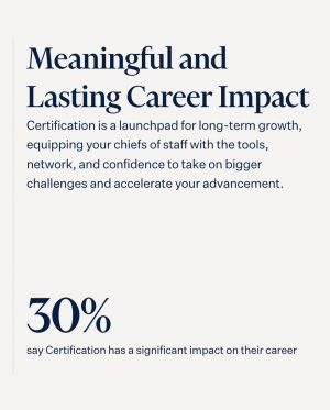 Chief of Staff Enterprise Certification Program