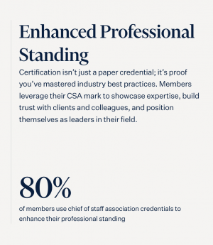 Chief of Staff Enterprise Certification Program