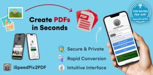 Create PDF in seconds iSpeedPix2PDF