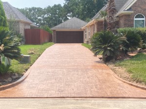 Stamped Concrete Driveway