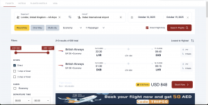 Choose your perfect flight in seconds. Great fares, real-time results.