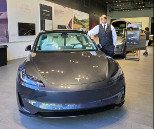 Lorie Deoleo the successful philanthropist entrepreneur surprised Tony Deoleo  with a Full Self Driving Tesla!