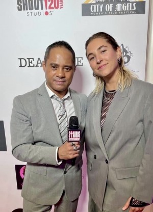 AJ Amber, Home(sick) lead, interviewed by Tyrone Tann at City of Angels LA Women.