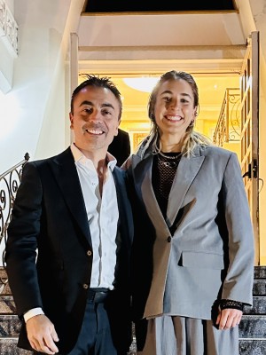 Raúl Peyret and AJ Amber at the City of Angels LA Women.