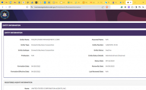 Wildflower Mountain Ranch, Utah State Dissolves Their Profit Corp