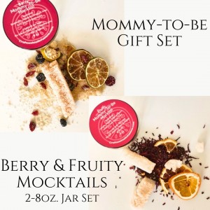 Berry & Fruity Mommy to be Mocktail Set