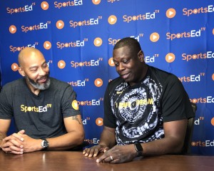 Mark Strickland with Ed Pinckney