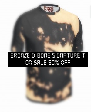 Bronze & Bone T-shirt design by Aferenni