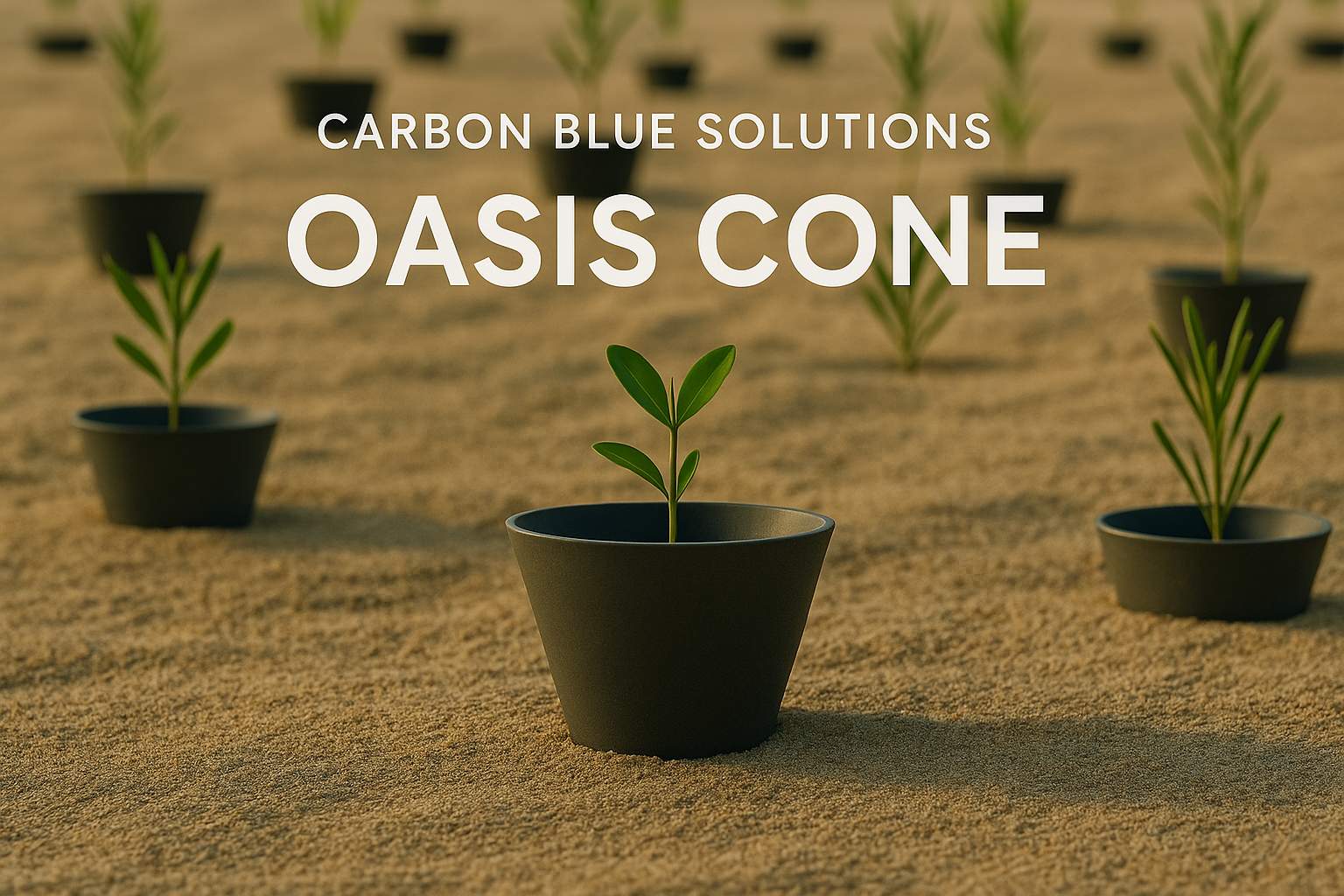 Oasis Cone Enables Tree and Crop Growth in Deserts Without Irrigation, Backed by UN Scientists and Free Media Coverage