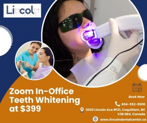 Zoom In Office Teeth Whitening at 399