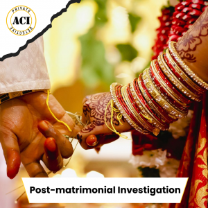 Post matrimonial Investigation