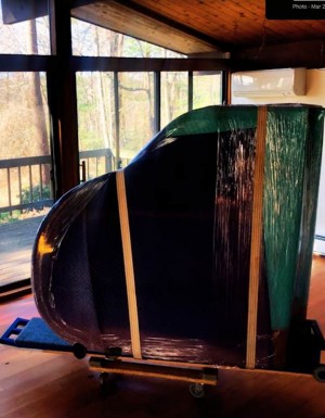 The care and precision needed to properly transport pianos
