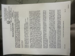 special warranty Deed filed May 18, 2O23 created break in chain of Title