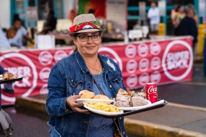 Visitor Food at Court Portugal Day Festival