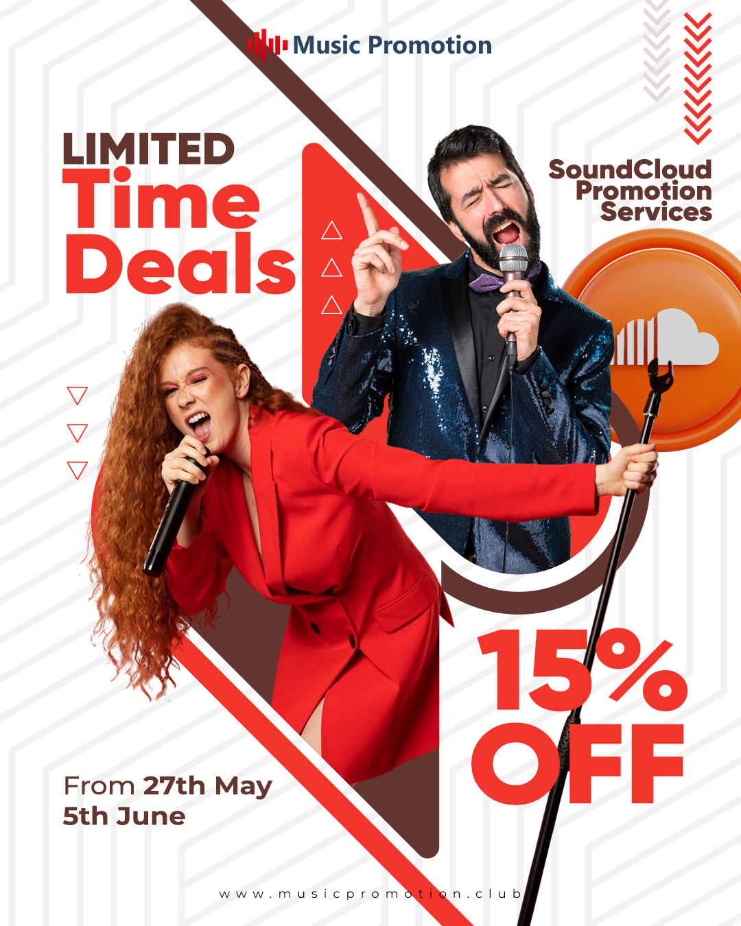 15 Discount on Soundcloud Promotion Packages 15 Discount on Soundcloud Promotion Packages