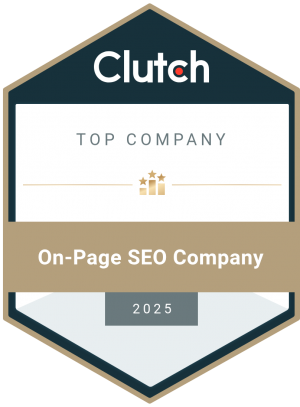 Top 3 On-Page SEO Companies & Services Award