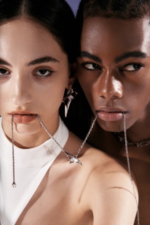 Sculpted silver, built to strike.