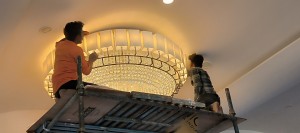 crystal chandelier manufacturer for banquet halls hotel by mk lighting