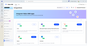Dashboard of Falkon SMS