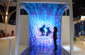 Mahashivratri: Curved LED Wall
