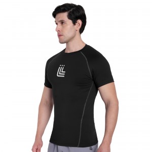 Black Compression T shirt For Men3