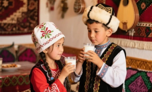 Girls in Xinjiang benefit from China’s free 12-year education program.