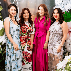 Vivian Nguyen Queenie Nguyen Gala Co Chair Loanne Tran Gala Co Chair Yenlinh Luong Photo by Hung L T