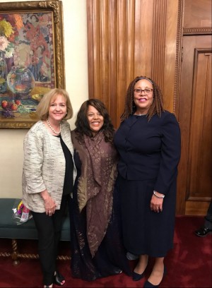 Dr. Alice Prince, Mayor Lyda Krewson, Martha McCory