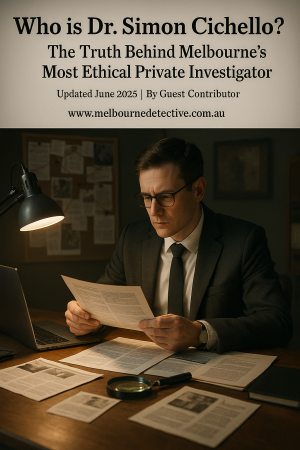 Dr Simon Cichello Melbourne Detective 3