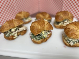 Chicken Caesar Croissants Displayed