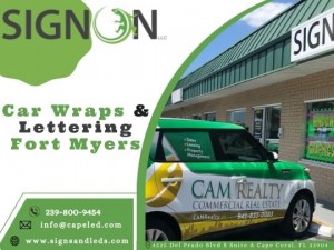 Car Wraps Lettering service in Fort Myers