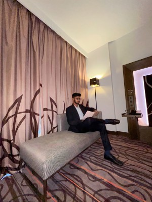 Soham at Startup Event