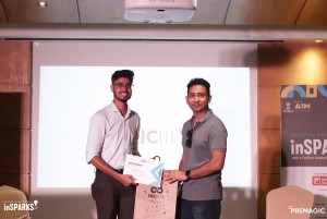Soham awarded at AIC IIIT Kottayam
