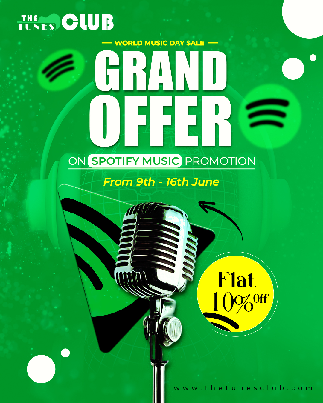WORLD MUSIC DAY SALE ON SPOTIFY PROMOTION SERVICES WORLD MUSIC DAY SALE ON SPOTIFY PROMOTION SERVICES