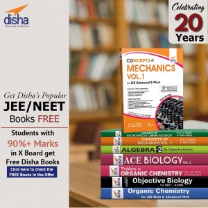 On 20th Anniversary of Disha Publication Get Disha’s Popular JEE/NEET Books Free