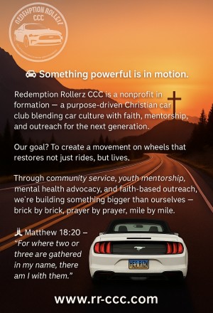 Redemption Rollerz CCC: building a purpose-driven Christian car club for faith and outreach