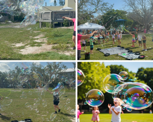 Grand opening balloon garland