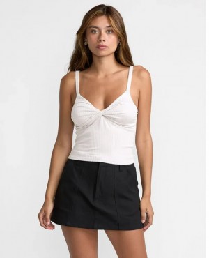 RVCA Womens Tank Top Slate Twist