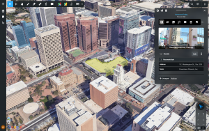 Downtown Phoenix Photorealism 3D Tiles