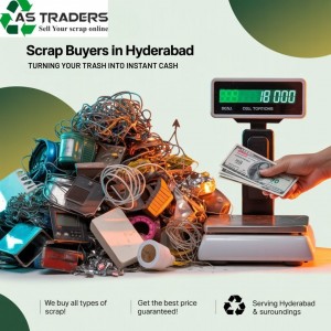 Scrap buyers in Hyderabad AS Traders buying electronic and metal scrap for instant cash best price g