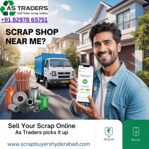 Scrap shop near me Sell scrap online in Hyderabad with AS Traders Fast doorstep pickup best scrap pr