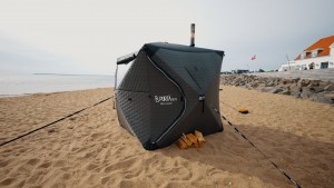 DenmarkBeach 133PortaSauna meets the sea in Denmark  Planning Europe’s next sauna wave. #SaunaLife