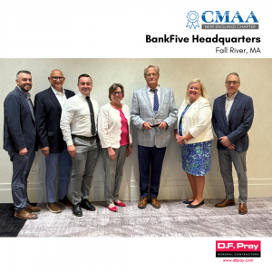 DFP CMAA Award BankFive Corproate Headquarters Renovation Team